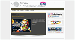 Desktop Screenshot of circologalilei.somsmogliano.it